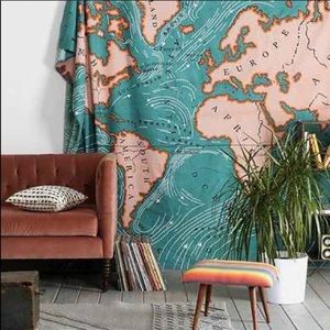 Urban Outfitters large world map tapestry